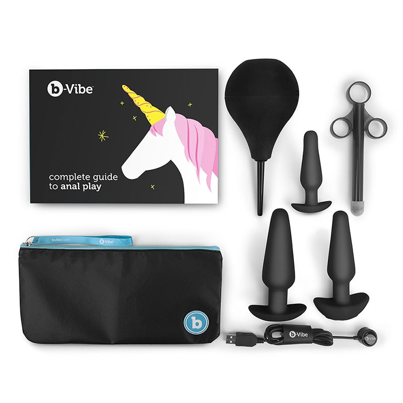 b-Vibe Anal Training Kit & Education Set – Complete 7-Piece Anal Training Kit