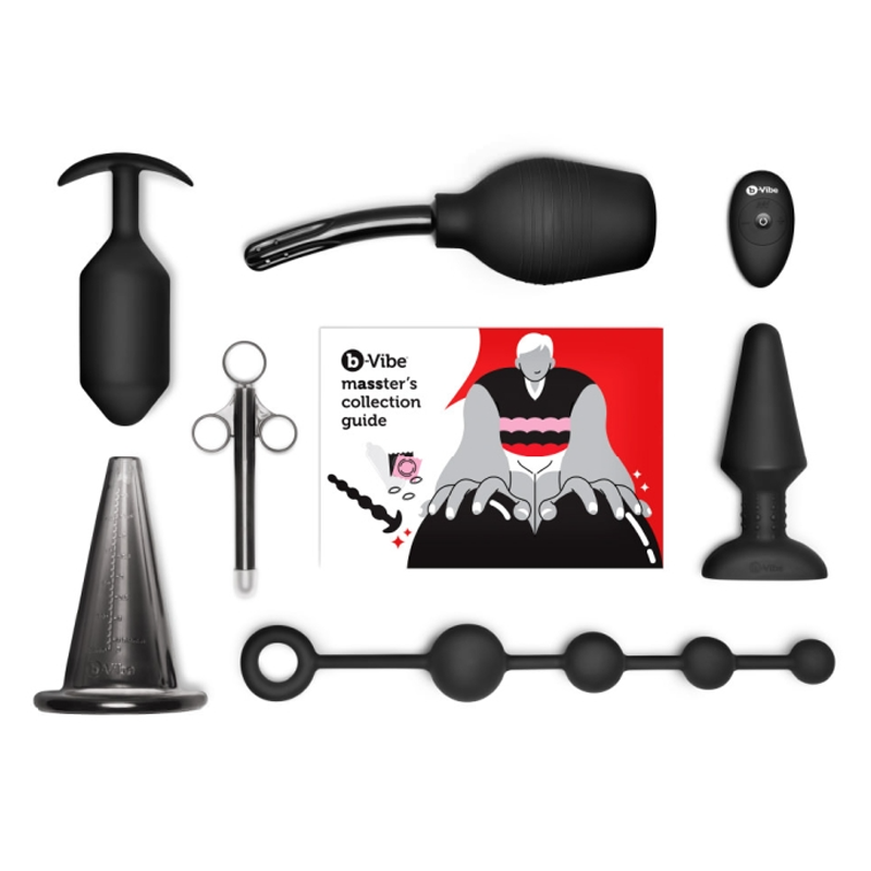 b-Vibe Anal Education Set: Masster’s Degree Edition – Advanced Anal Training Kit