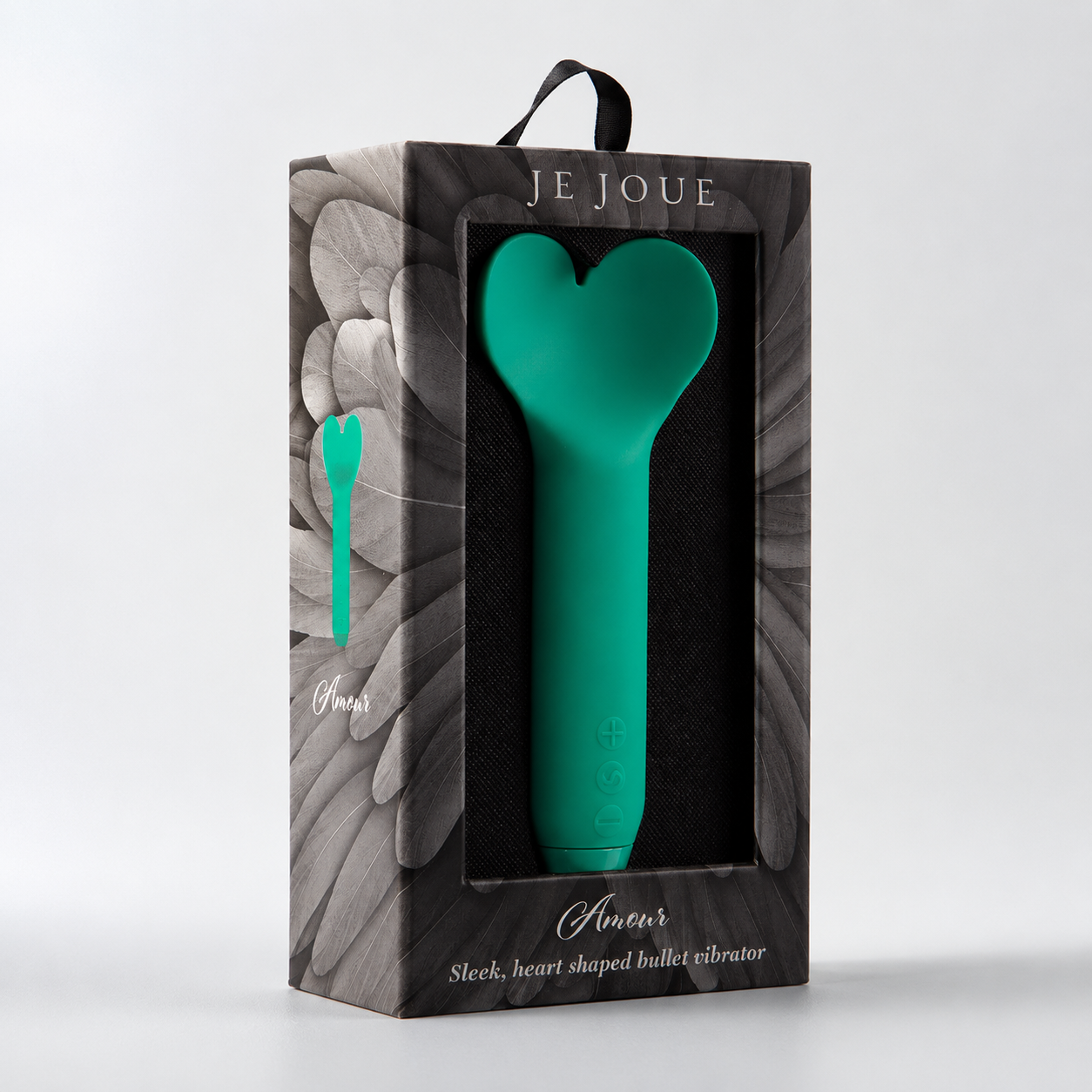 Je Joue Amour Bullet Pale Rosette – Heart-Shaped Bullet Vibrator with Fluttering Tip