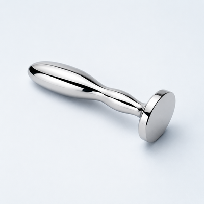 b-Vibe Stainless Steel Prostate Plug – Weighted Stainless Steel P-Spot Plug
