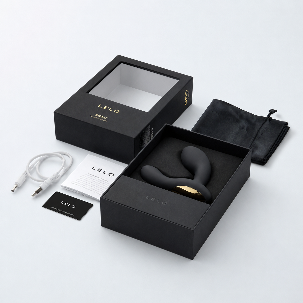 LELO BRUNO Prostate Massager – Luxury Dual-Motor Prostate Vibrator