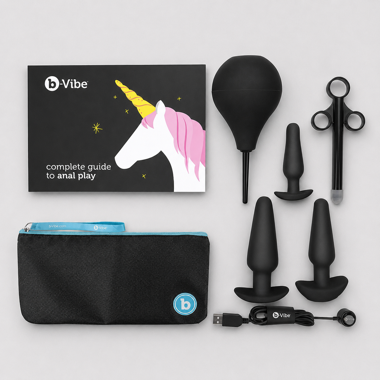 b-Vibe Anal Training Kit & Education Set – Complete 7-Piece Anal Training Kit