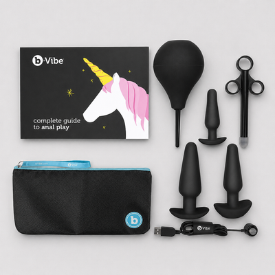 b-Vibe Anal Training Kit & Education Set – Complete 7-Piece Anal Training Kit