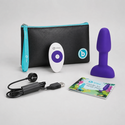 b-Vibe Rimming Petite Plug – Rotating & Vibrating Silicone Anal Plug