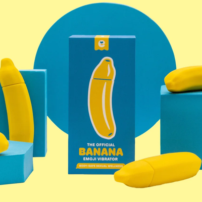 Emojibator Banana Vibrator – Waterproof Rechargeable Banana Vibrator