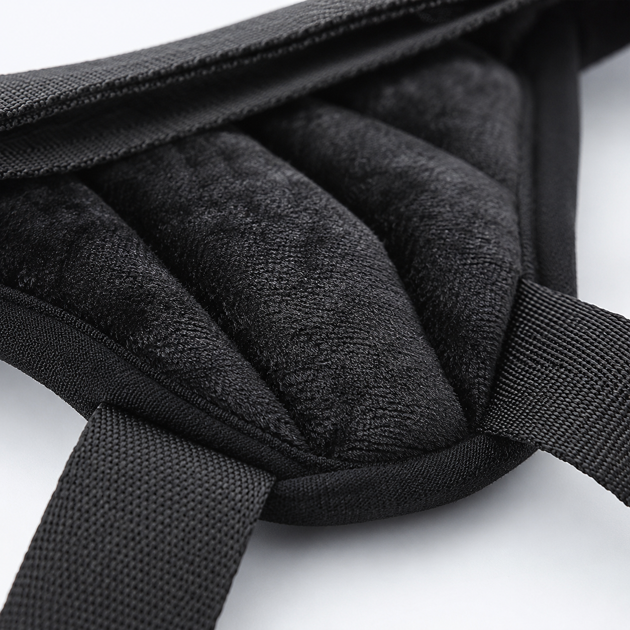 Sportsheets Vibrating Velvet Harness – Adjustable Strap-On Harness with Bullet Vibe