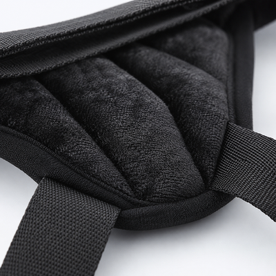 Sportsheets Vibrating Velvet Harness – Adjustable Strap-On Harness with Bullet Vibe
