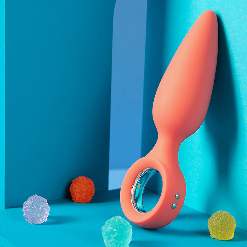 Emojibator Orville Vibrating Butt Plug – Rechargeable Silicone Anal Vibrator