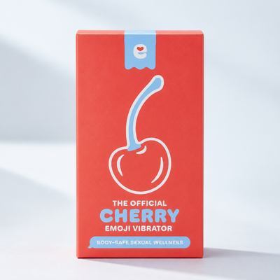 Emojibator Cherry Kegel Vibrator – Waterproof Rechargeable Kegel Vibrator