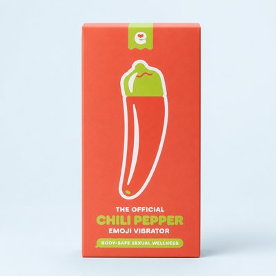 Emojibator Chili Pepper Vibrator – Waterproof Rechargeable Bullet Vibrator
