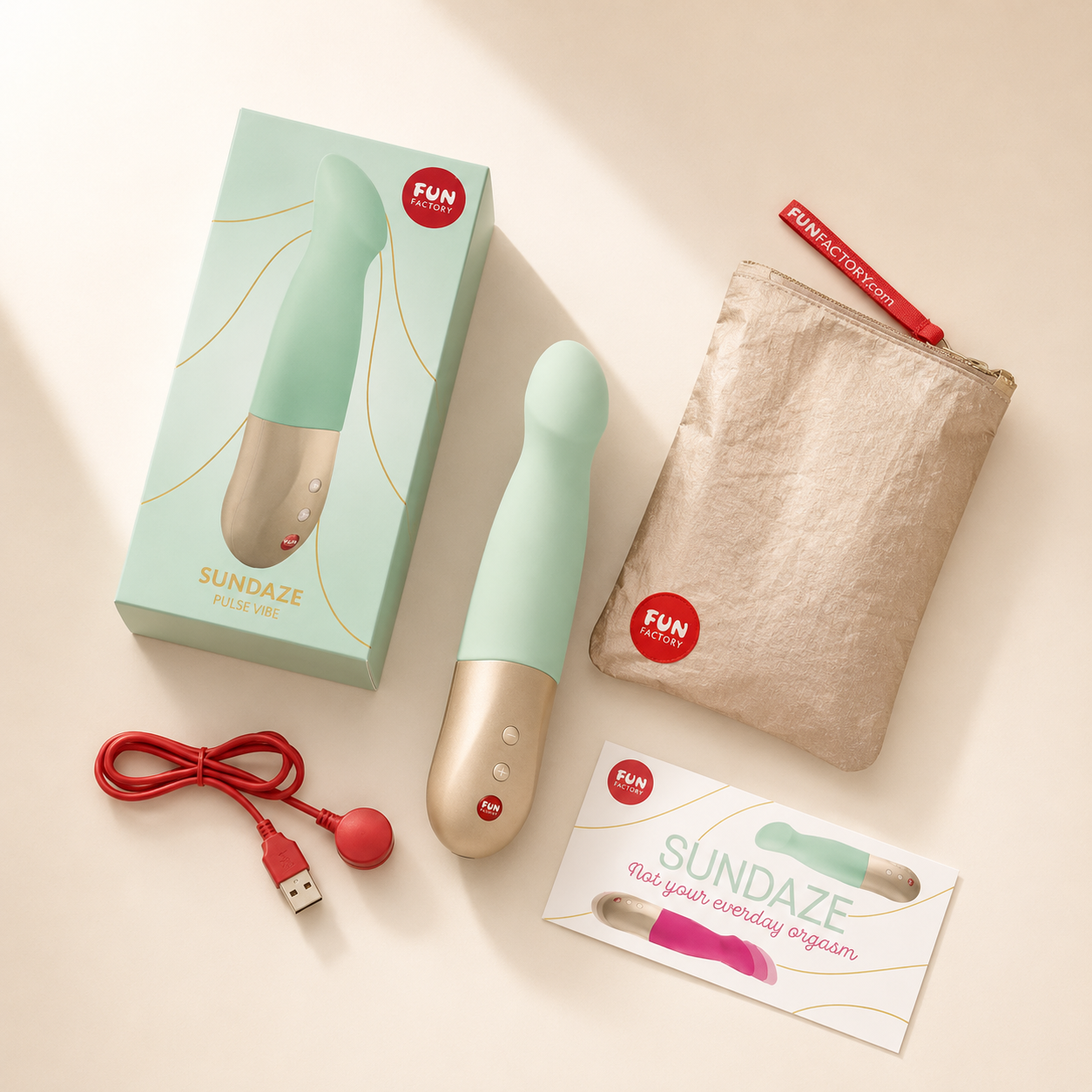 Fun Factory Sundaze Pulse Vibe – Waterproof Pulsating Vibrator for Unique Stimulation