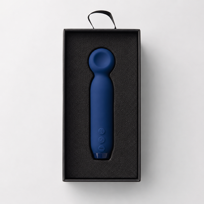 Je Joue Vita Bullet Cobalt Blue – Rechargeable Wand-Tipped Bullet Vibrator