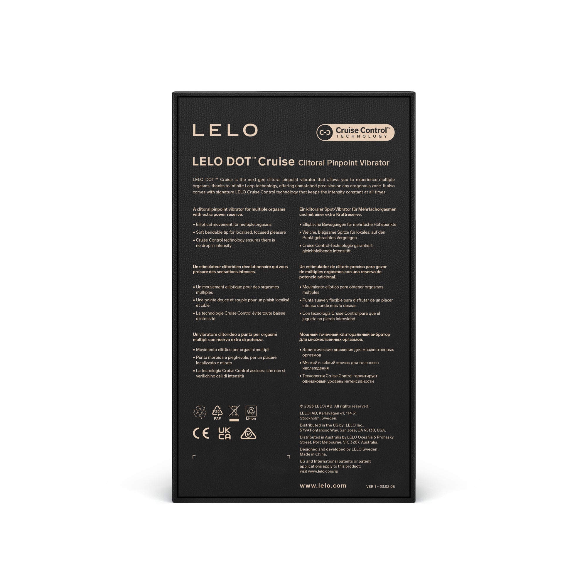 LELO Dot Cruise – Luxury Pinpoint Clitoral Vibrator with Cruise Control™