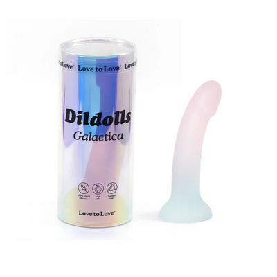 Love To Love Galactica Dildolls – Colourful Silicone Dildo with Suction Cup