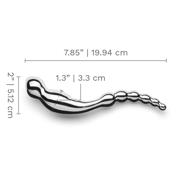 Le Wand Swerve Stainless Steel Dildo – Dual-Ended Weighted Anal Toy