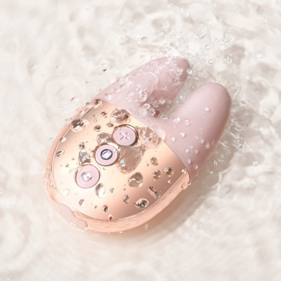 Le Wand Double Vibe Rose Gold – Palm-Sized Rechargeable Dual Vibrator