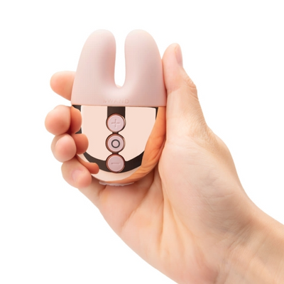 Le Wand Double Vibe Rose Gold – Palm-Sized Rechargeable Dual Vibrator