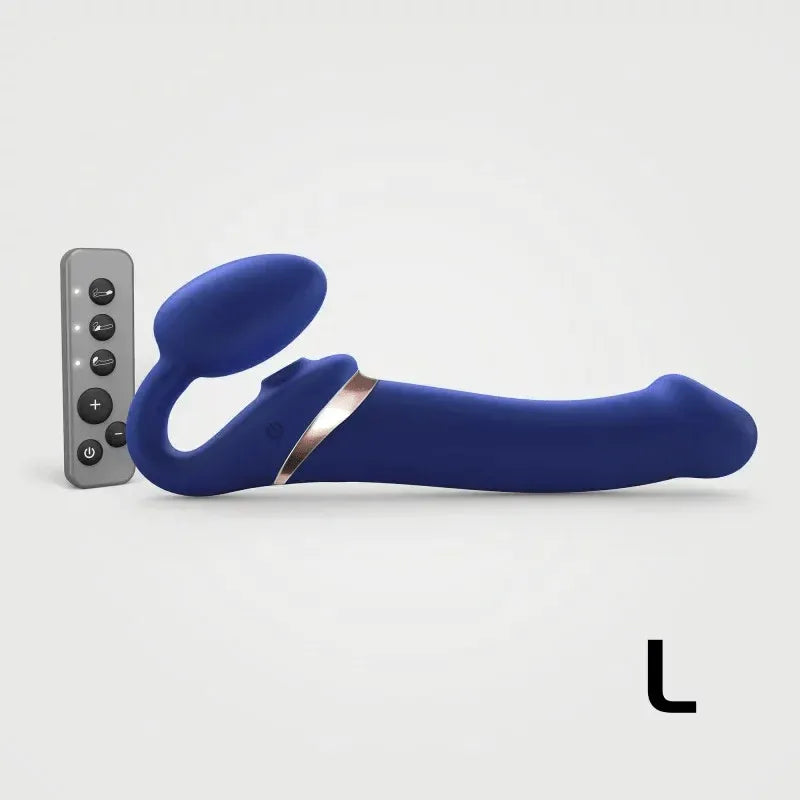 Strap On Me Multi Orgasm Bendable Strap-On Large – Waterproof Remote-Controlled Strap-On
