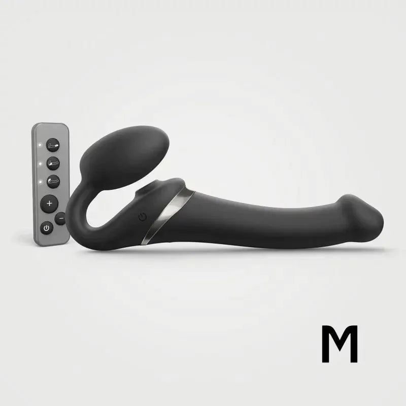 Strap On Me Multi Orgasm Bendable Strap-On Medium – Waterproof Remote-Controlled Strap-On