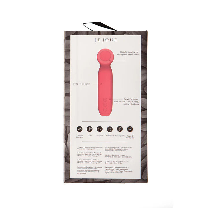 Je Joue Vita Bullet Cobalt Blue – Rechargeable Wand-Tipped Bullet Vibrator